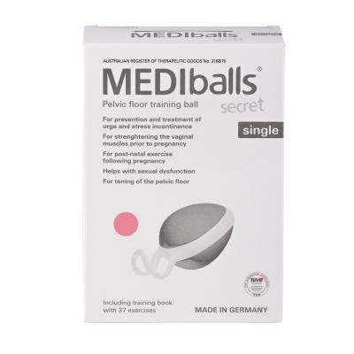 Pelvi MEDIballs Secret (Pelvic Floor Training Balls) Pink Single